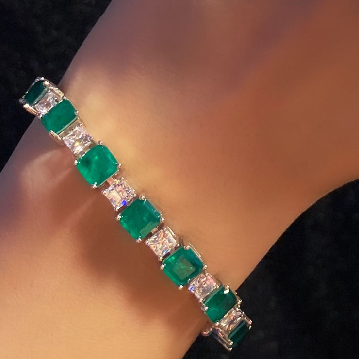 Emerald Bracelet Find Me A Gift,retirement gifts for women,60th birthday gifts for her,40th wedding gift ideas,30th wedding anniversary