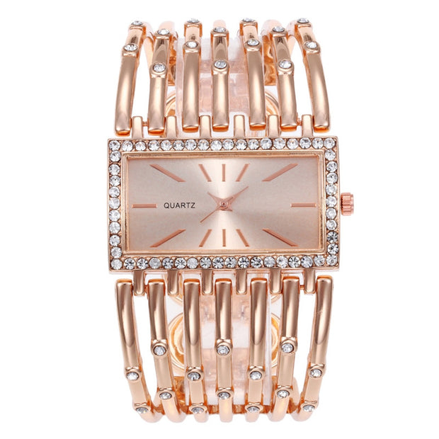 Women's Diamond Rectangle Watches