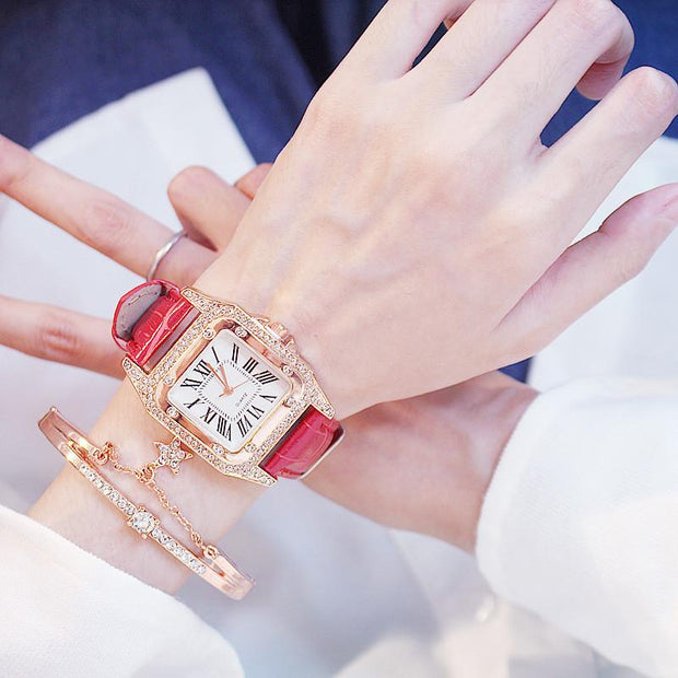 Luxury Women Watches Bracelet Set